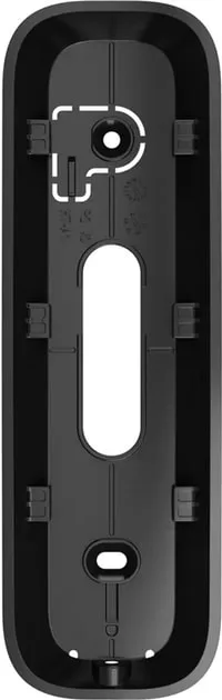 Видеозвонок Ajax Doorbell, универсальная установка, 4 МП, 155° вертикальный, 90° горизонтальный, ИК 6 м, дальность обнаружения движения 4 м, искусственный интеллект, Wi-Fi, черный.