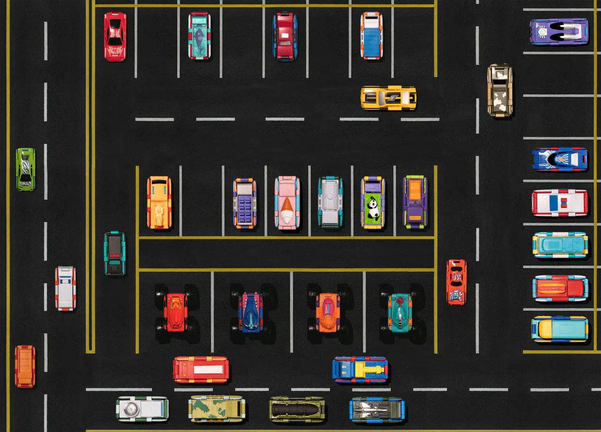 Машинка-трансформер Flip Cars 2в1 Монстр-трак Волк