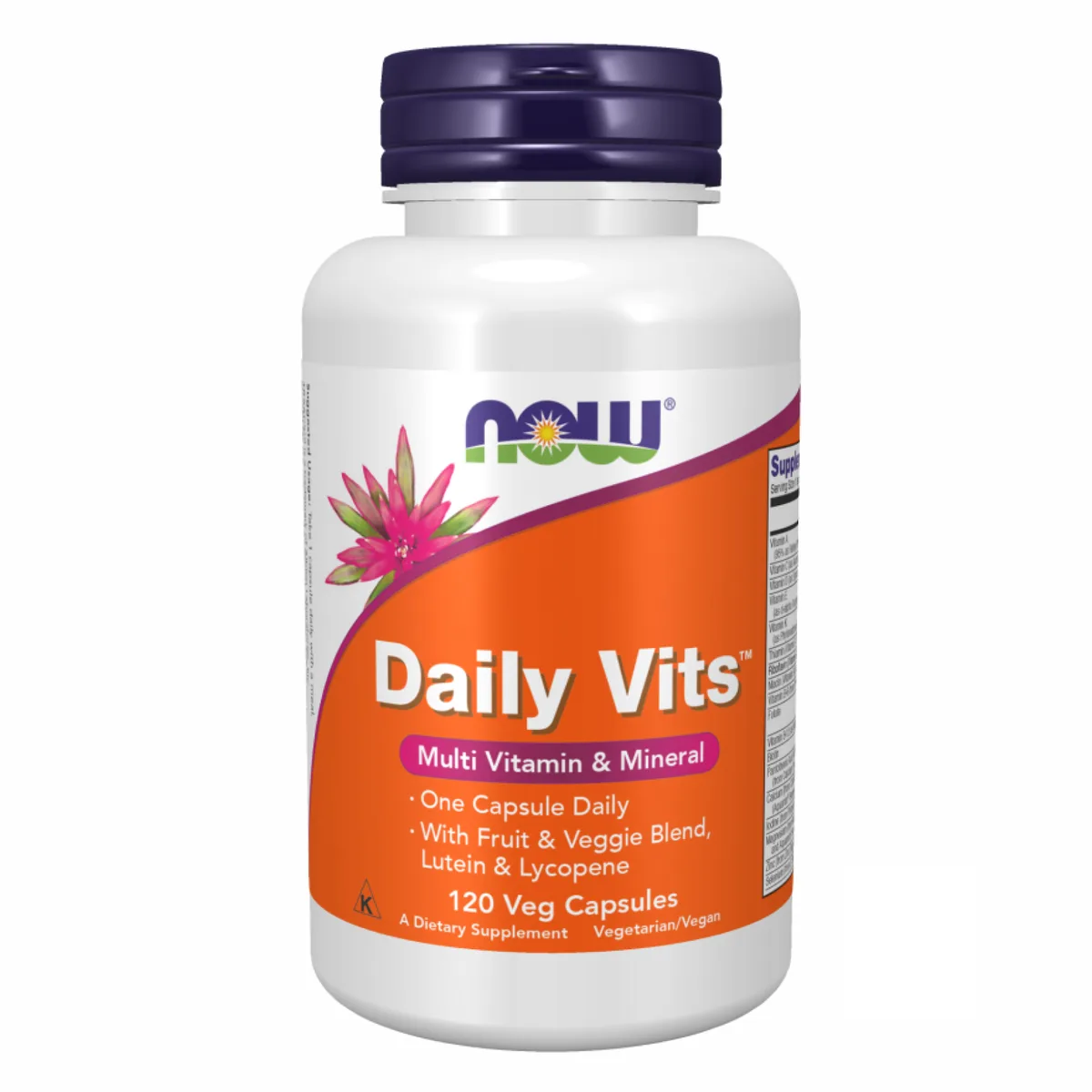 Daily Vits Multi Now Foods капсули 120 шт з лютеїном і лікопіном