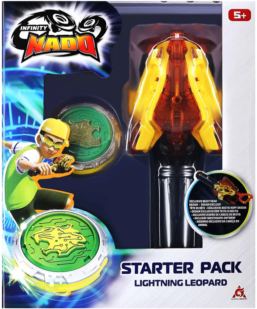 Дзига Infinity Nado VI Стартовый набор Сияющий Леопард (Lighting Leopard)