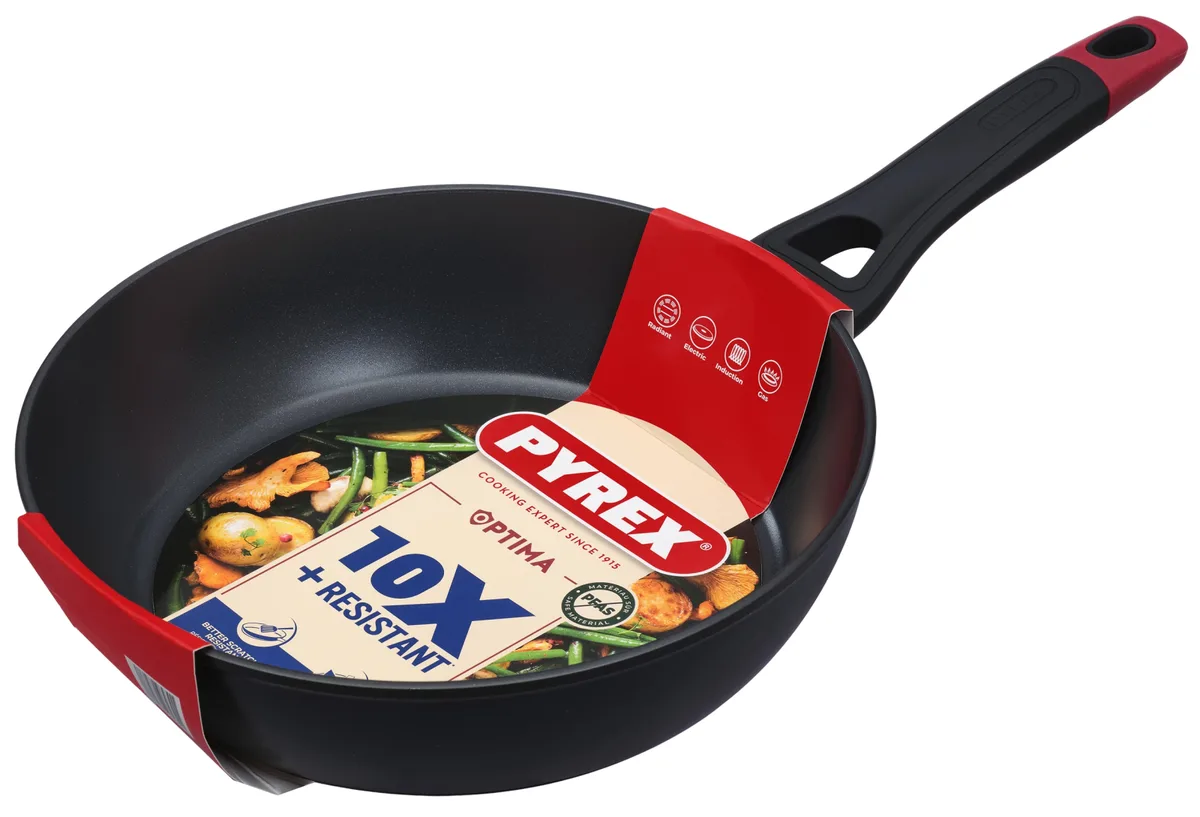 Сковорода Pyrex кований алюміній 28 см чорна