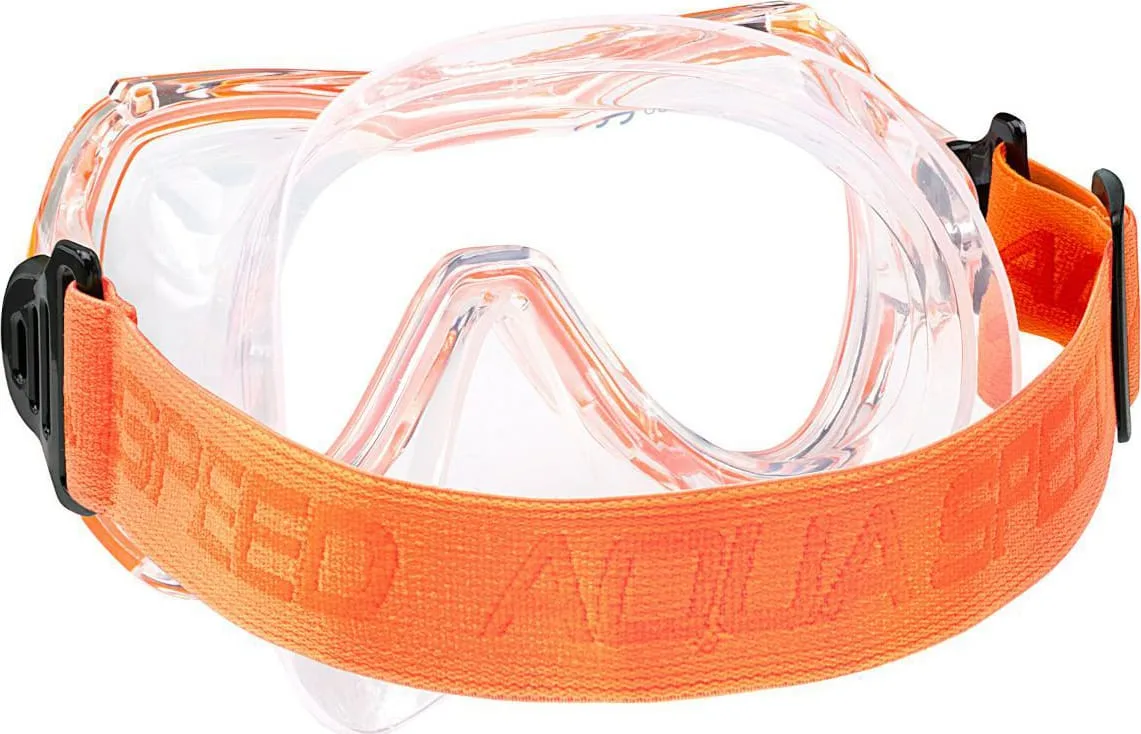 Маска для дайвінгу Aqua Speed силікон One Size помаранчева