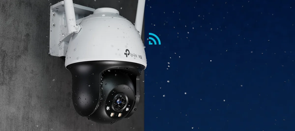 IP-камера TP-LINK VIGI C540-W-4, PoE, 4 Мп, 4 мм, Wi-Fi, H265+, IP66, купольная, цветное ночное видение, наружная.
