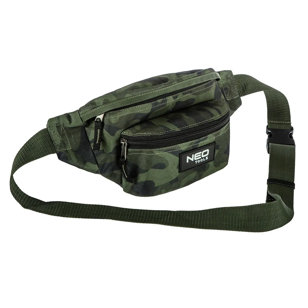 Сумка на пояс Neo Tools Camo полиэстер 600D камуфляжная поясная сумка для работы и повседневного использования