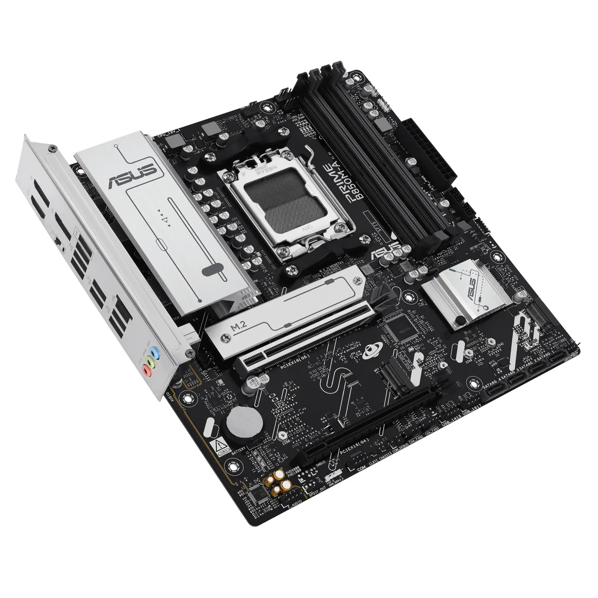 Материнcька плата ASUS PRIME B850M-A-CSM sAM5 B850 4xDDR5 M.2 HDMI DP mATX