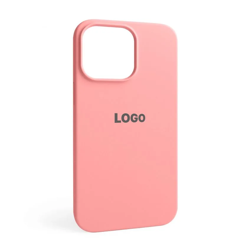 Чохол силиконовий для смартфона Apple 15 Pro Max  light pink