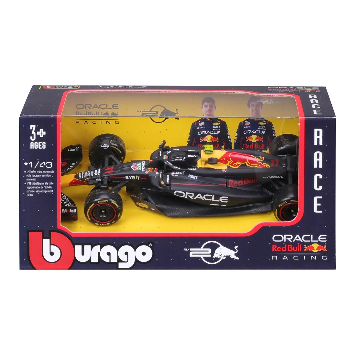 Автомодель Bburago металл 1 43 Red Bull Racing RB20 синяя