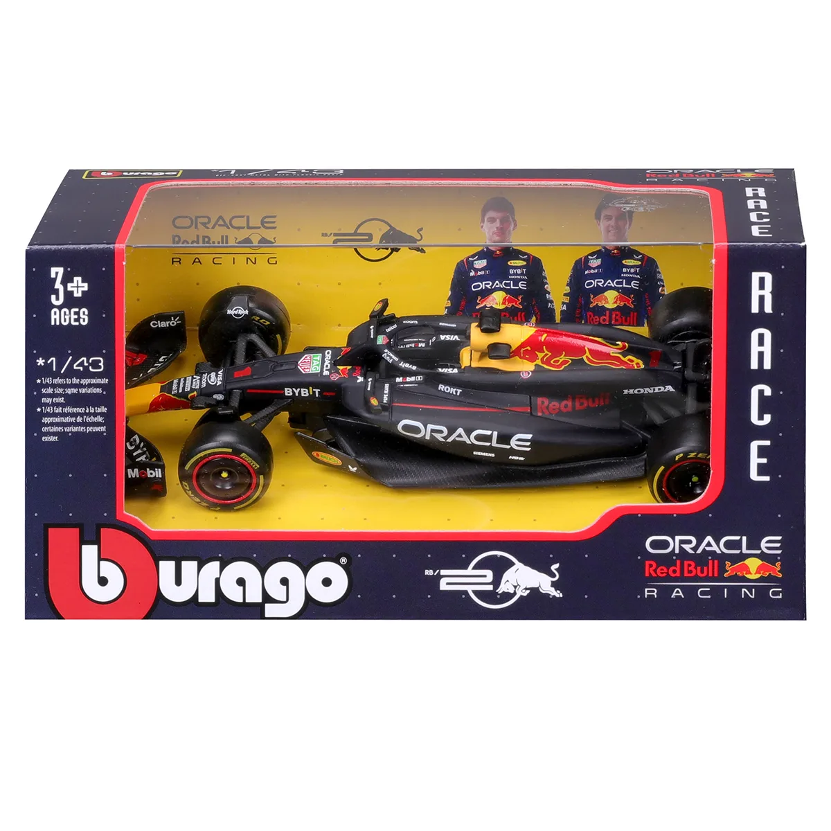 Автомодель Bburago металл 1 43 Red Bull Racing RB20 синяя