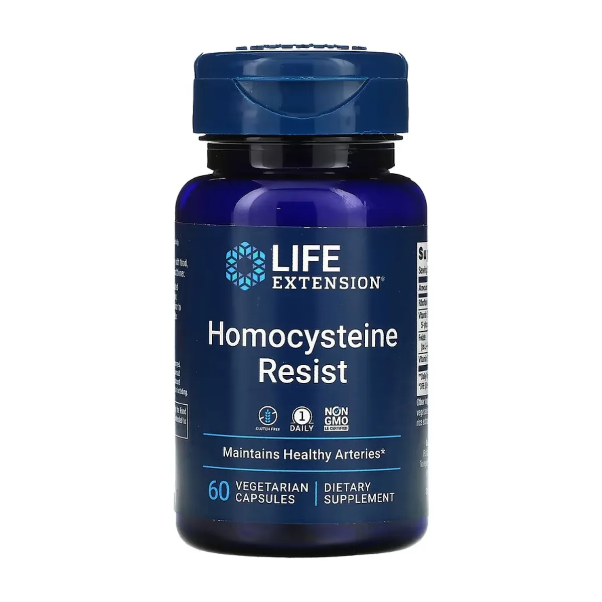 Homocysteine Resist Life Extension вегетарианские капсулы 60 шт без глютена