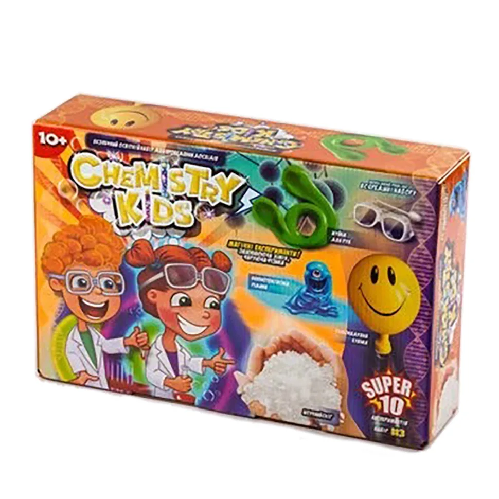 Освітній набір для експериментів Danko Toys 22х8х34 см пластик багатоколірний