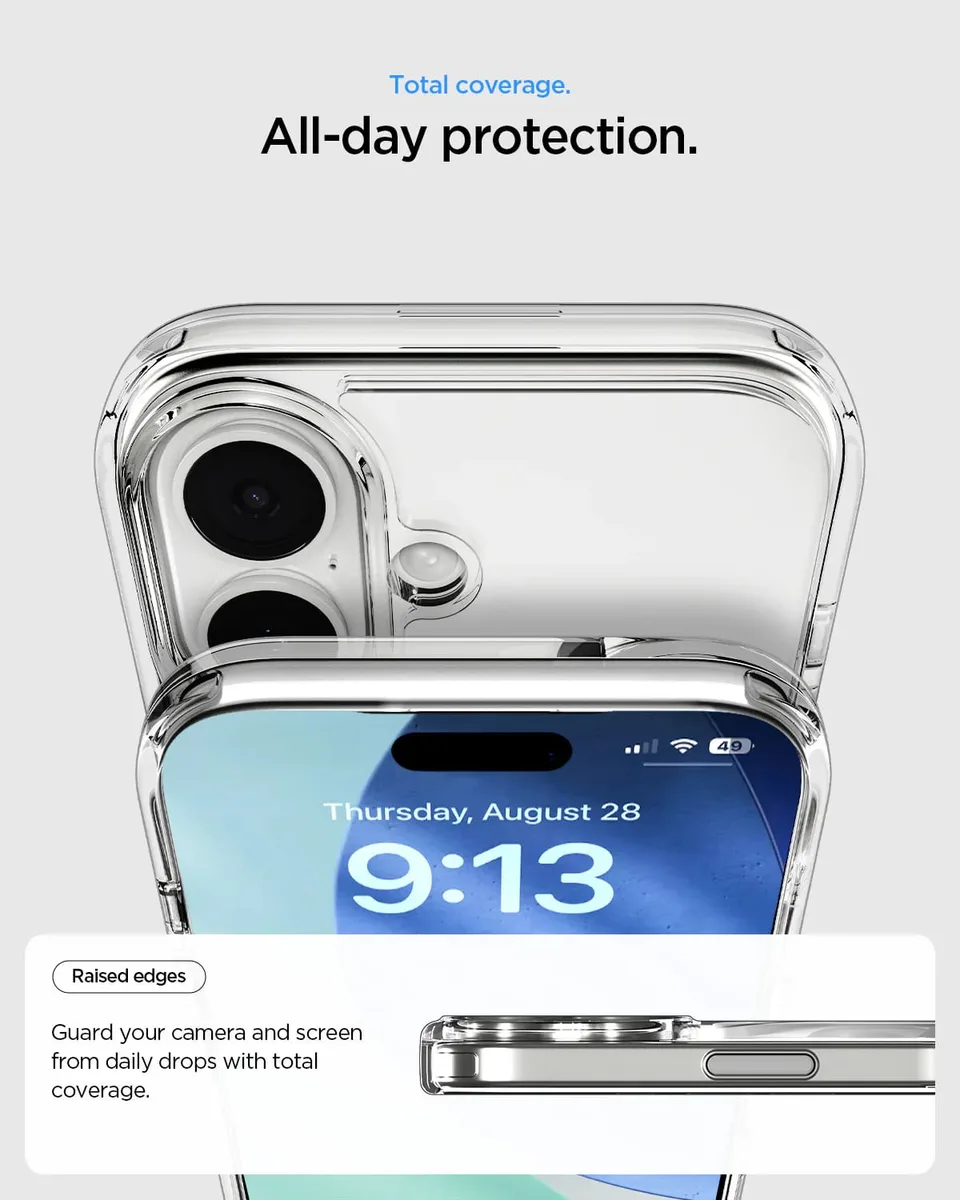 Чохол Spigen для iPhone 17, Ultra Hybrid S MagFit, Clear White