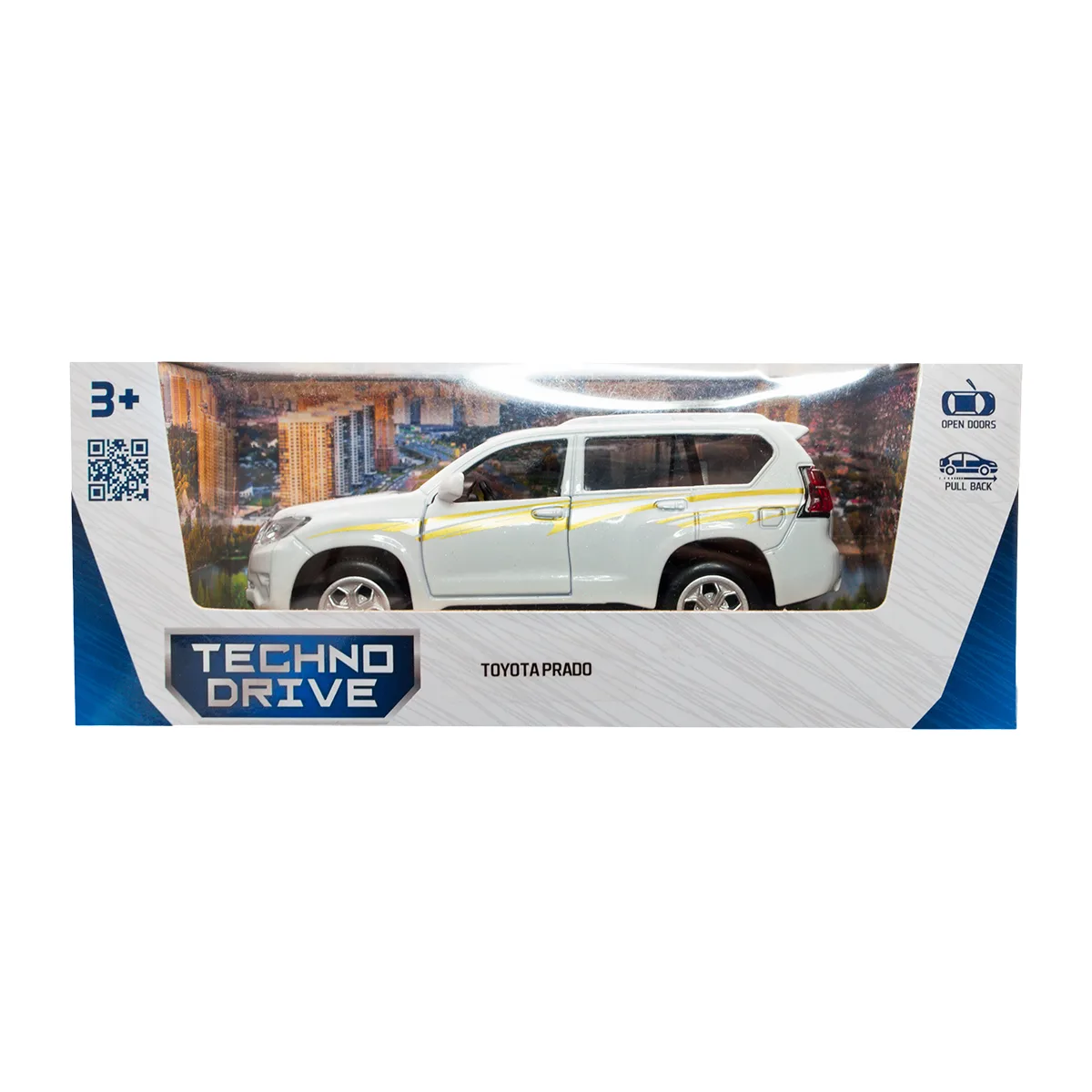 Автомодель TechnoDrive АБС-пластик метал 1:40 біла