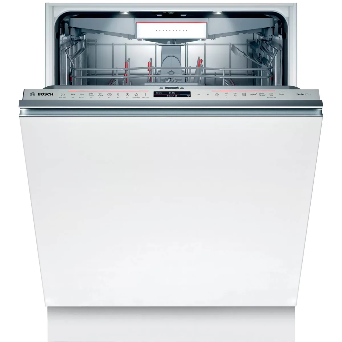 Вбудована посудомийна машина Bosch, 14 комплектів, клас енергоефективності A+++, 60 см, з дисплеєм, третім кошиком та технологією