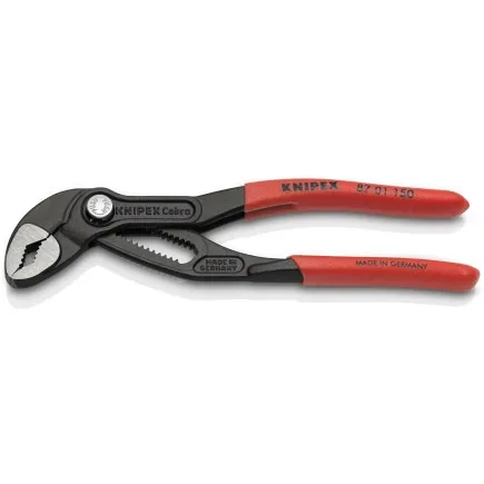 Кліщі сантехнічні KNIPEX інструментальна сталь 150 мм фосфатовані
