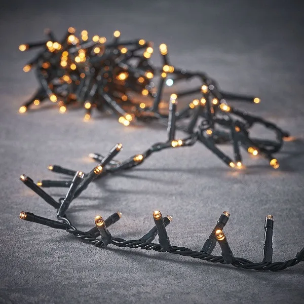 Гірлянда LED 14 м теплий білий пластик