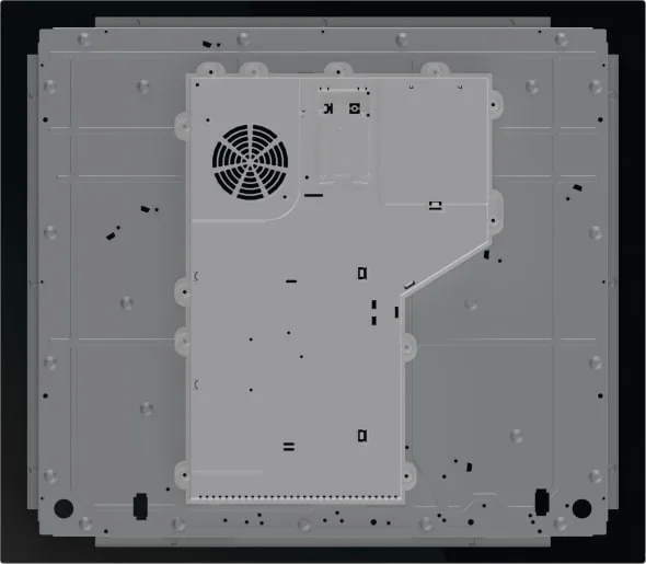 Індукційна варильна панель Gorenje, 60 см, з функцією PowerBoost та сенсорним управлінням, чорного кольору.