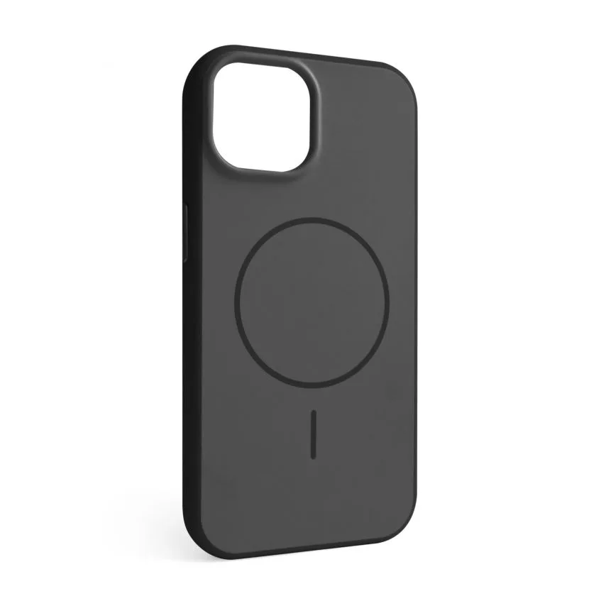 Чохол Soft Matte MagSafe TPU PC для iPhone 15 чорний
