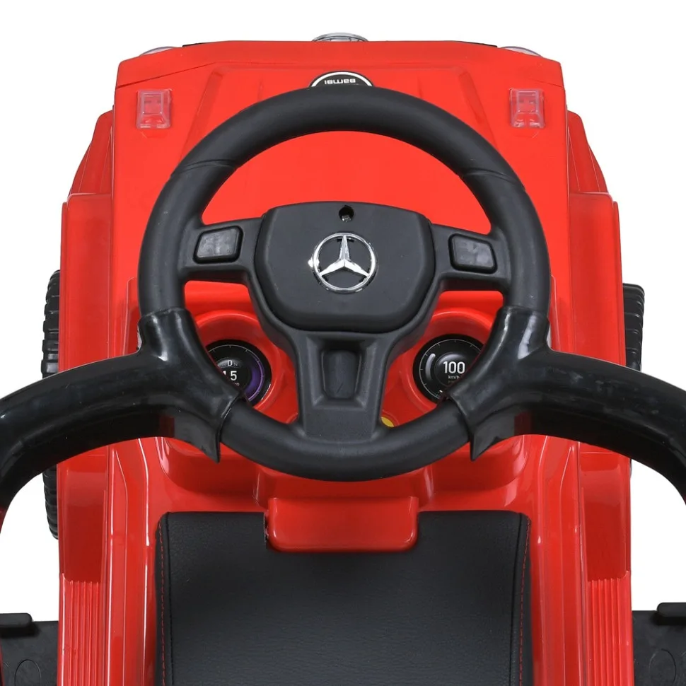 Детская каталка-толокар Bambi Racer с родительской ручкой 64x21x33 см комбинированный красный
