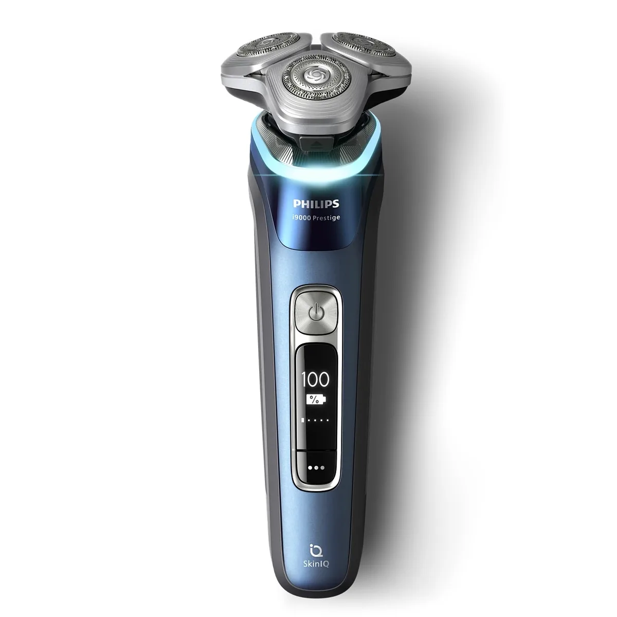 Электрическая бритва Philips Series i9000 Prestige SkinIQ, 3 бритвенные головки, Li-Ion, сухое и влажное бритье, индикатор заряда