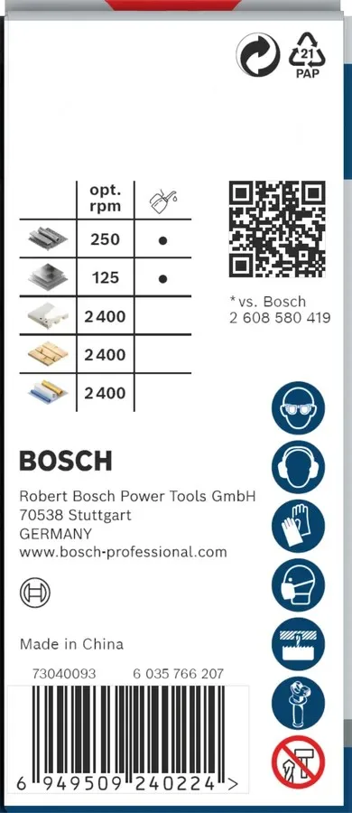Коронка Bosch Professional Универсальная PC Plus 35мм