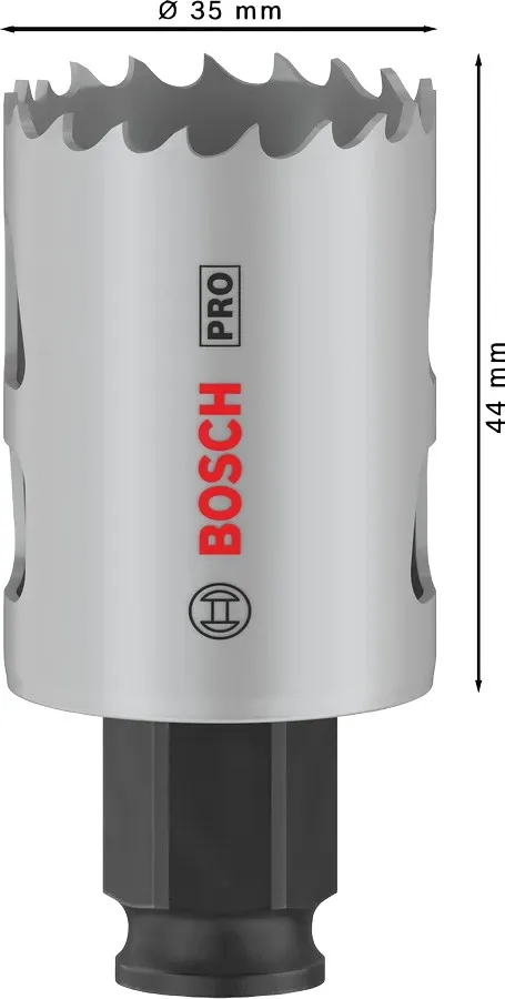 Коронка Bosch Professional Универсальная PC Plus 35мм
