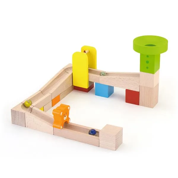 Конструктор Viga Toys дерев'яний 49 елементів різнокольоровий