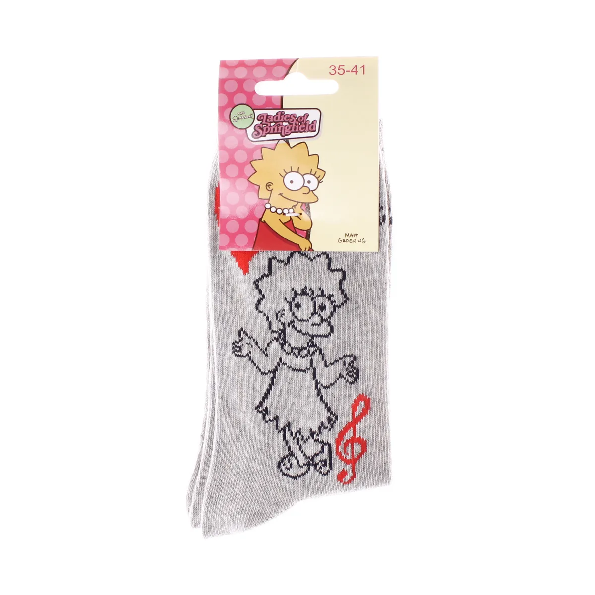 Шкарпетки SIMPSON 68% хлопок 35-41 светло-серый
