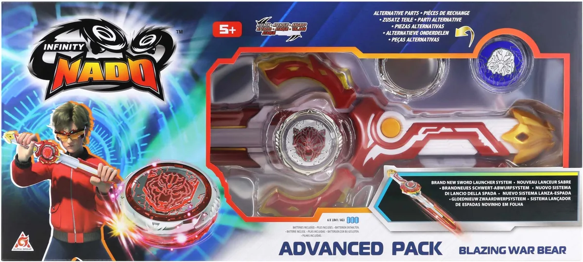Дзиґа Infinity Nado VI Advanced Pack Палаючий Бойовий Ведмідь (Blazing War Bear)