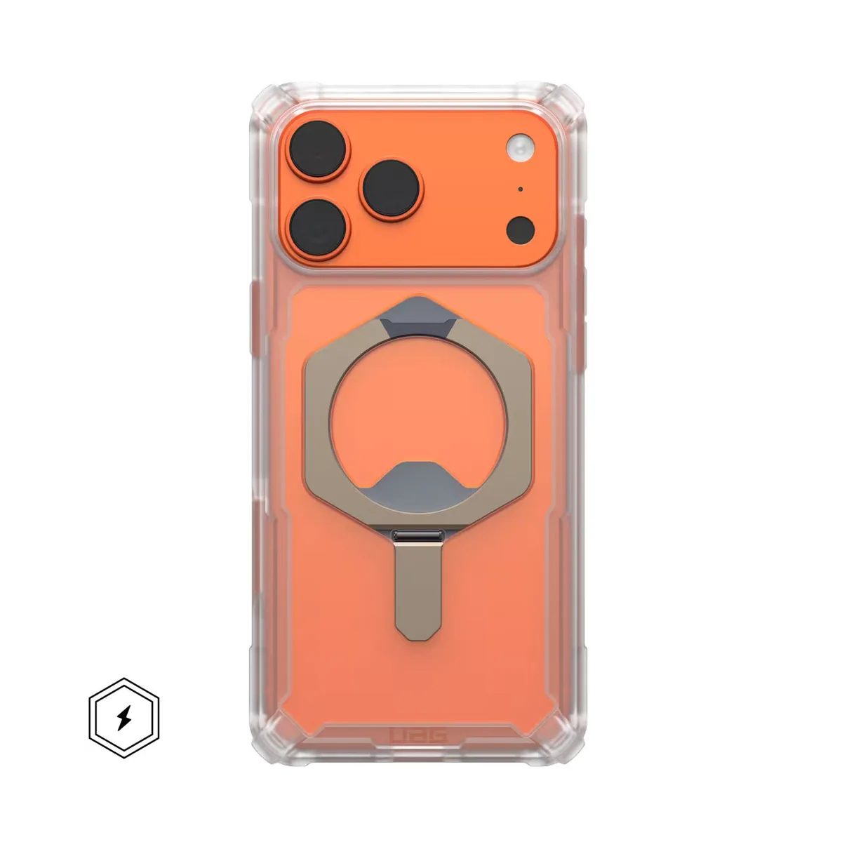 Чохол UAG для iPhone 17 Pro Max, Plasma XTE MagSafe, Clear/Titanium