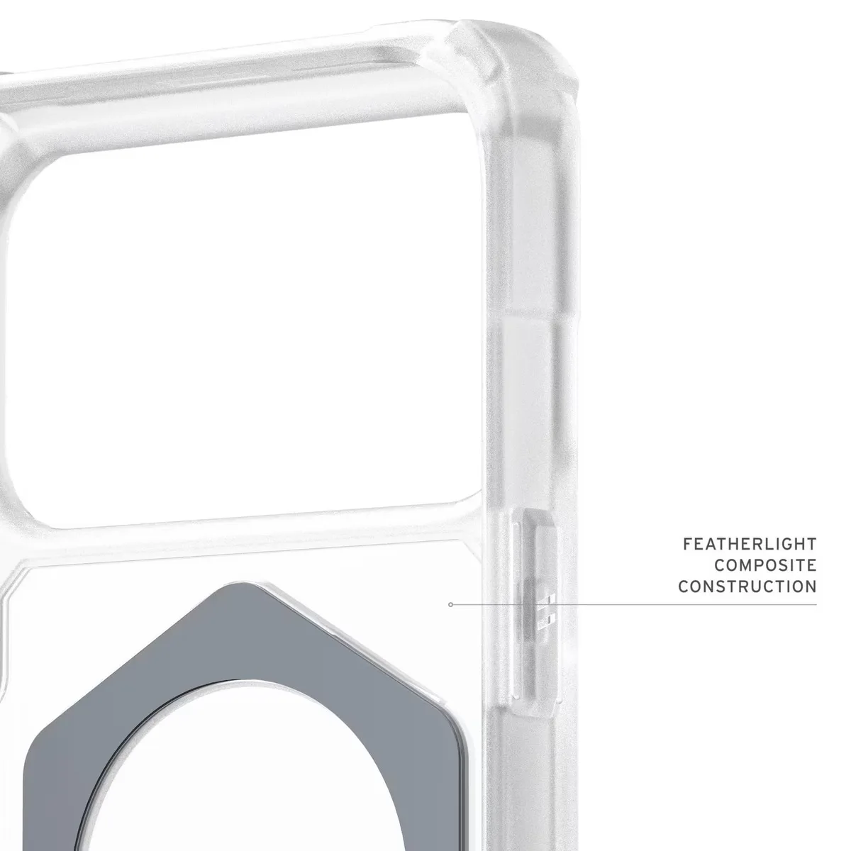 Чохол UAG для iPhone 17 Pro Max, Plasma XTE MagSafe, Clear/Titanium
