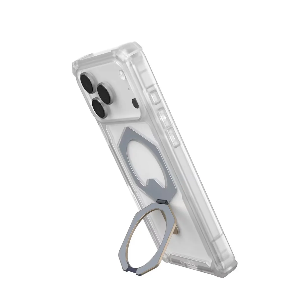 Чохол UAG для iPhone 17 Pro Max, Plasma XTE MagSafe, Clear/Titanium