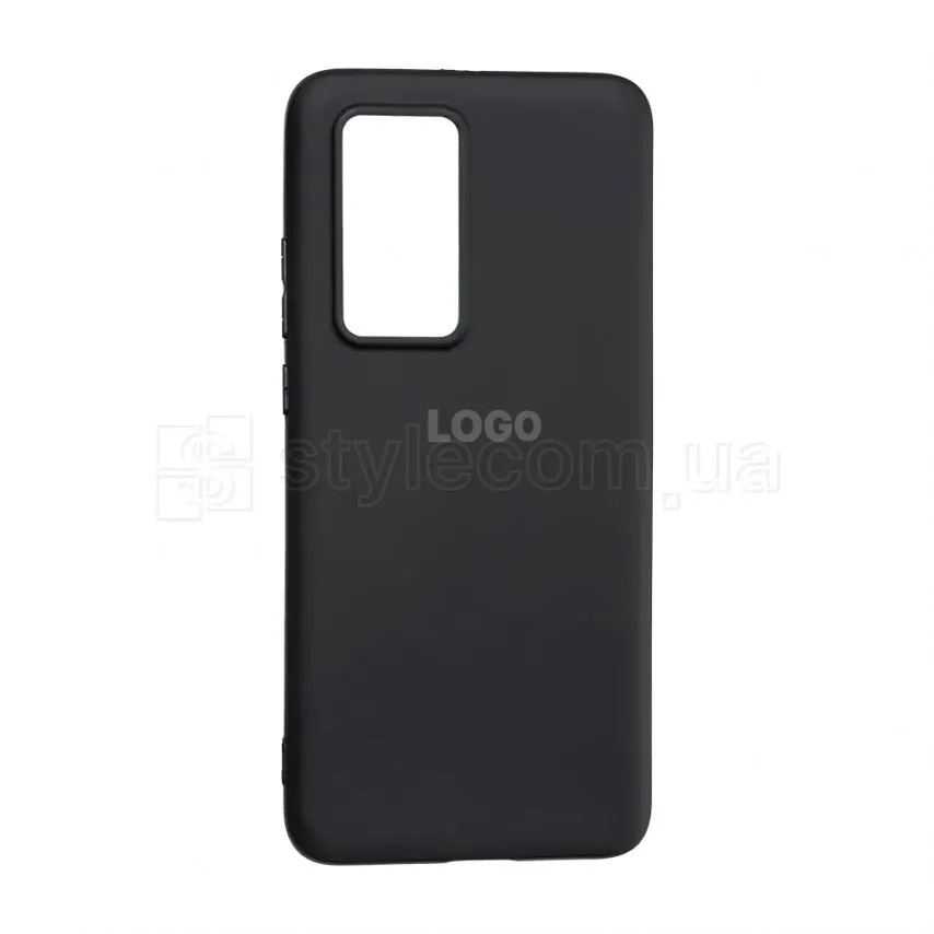 Чохол Silicone Case для Huawei P40 Pro силіконовий чорний