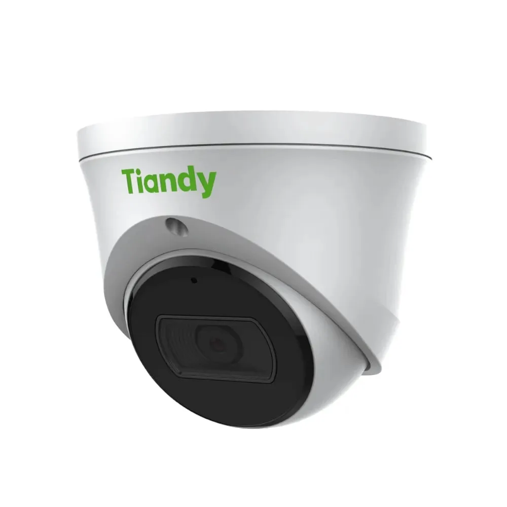 IP-камера Tiandy TC-C34XS Спецификация: I3W/E/Y/2.8mm/V4.2, 4MP, Starlight Color Maker Turret, 2.8mm, f/1.6, IR30m, LED15m, PoE, IP67