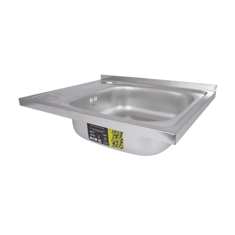 Кухонная мойка Brinex 6050-R 0,6 мм Satin 520х630х530 мм Нержавеющая сталь