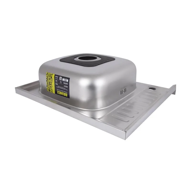 Кухонная мойка Brinex 6050-R 0,6 мм Satin 520х630х530 мм Нержавеющая сталь