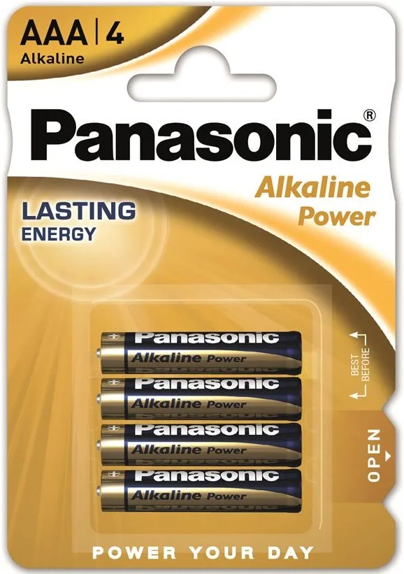 Батарейка Panasonic ALKALINE POWER лужна AAA блістер, 4 шт.
