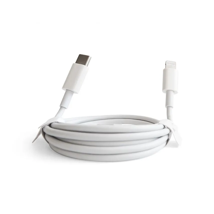 Кабель USB Type-C to Lightning 20W пластик 1м білий для Apple
