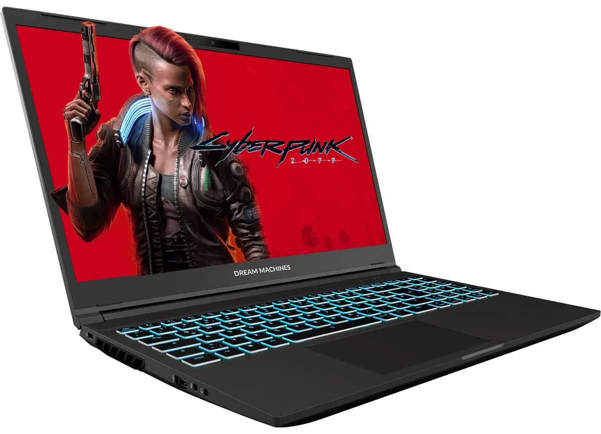 Ноутбук Dream Machines RG3050-15 15.6FHD IPS, Intel i7-13620H, 32GB, F1TB, NVD3050-4, DOS, чорний