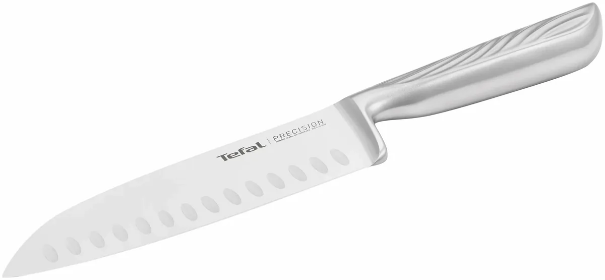 Кухонний ніж сантоку Tefal Precision, 16.5 см, з нержавіючої сталі.
