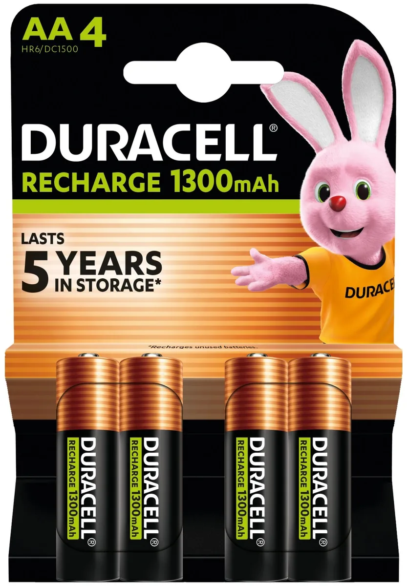 Акумулятори Duracell Ni-MH AA 1300 mAh 4 шт