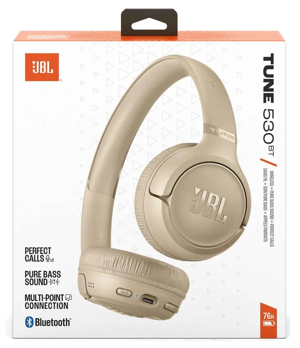 Гарнітура JBL Бежеві бездротові накладні 33 мм