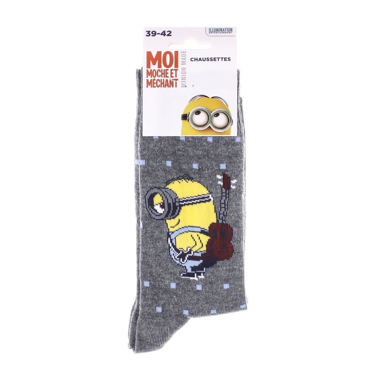 Шкарпетки MINIONS бавовна 39-42 темно-сірий