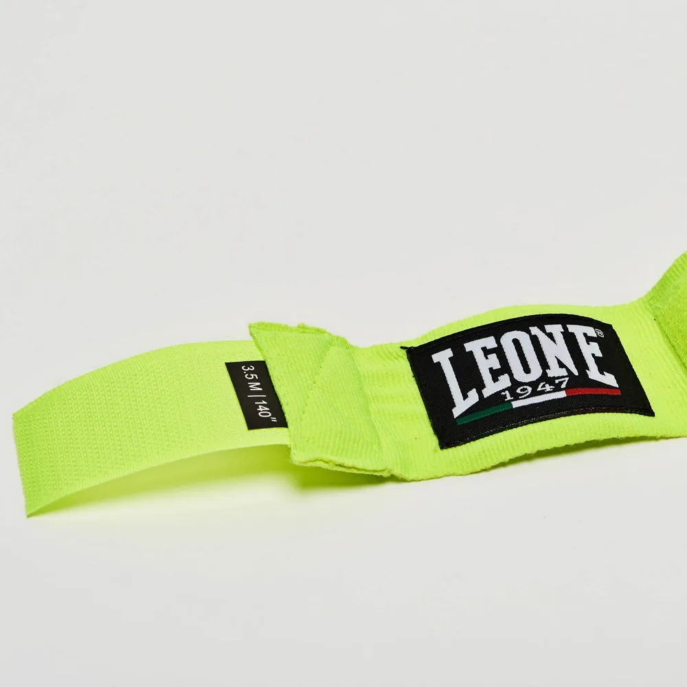 Боксерські бинти Leone бавовна 3,5 м жовті 2 шт.