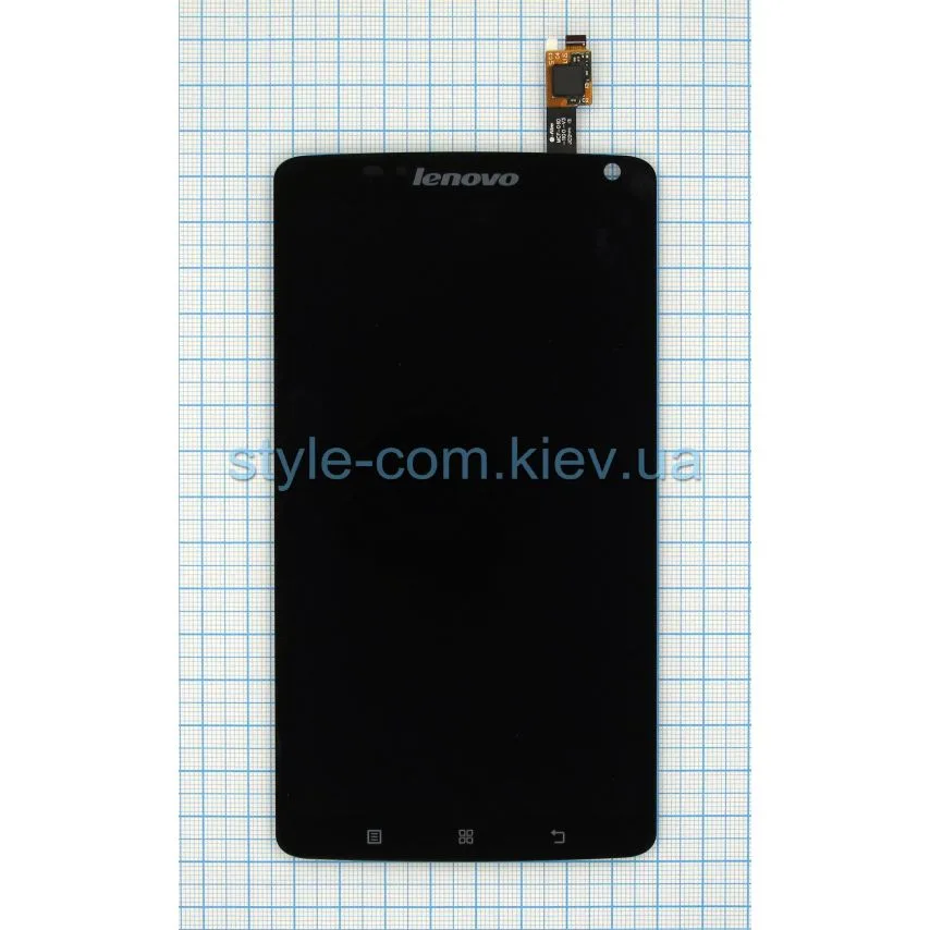 Дисплей Lenovo LCD 6,0 дюймів чорний з сенсорним екраном Original Quality