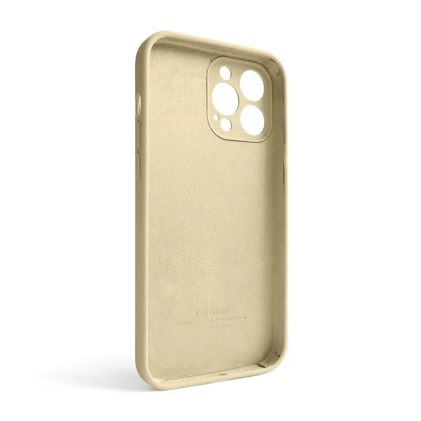 Чохол силіконовий для Apple iPhone 13 Pro Max 10 молочний закрита камера