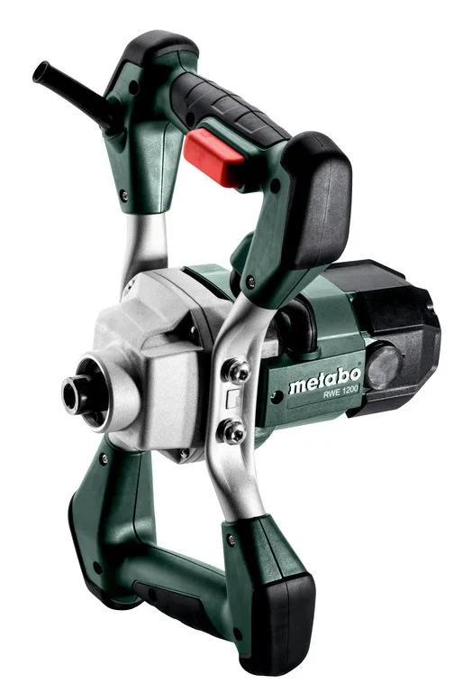 Строительный миксер Metabo RWE 1200, 1200 Вт, 0-900 об/мин, М14, 120 мм, для 30 л, 34 кг
