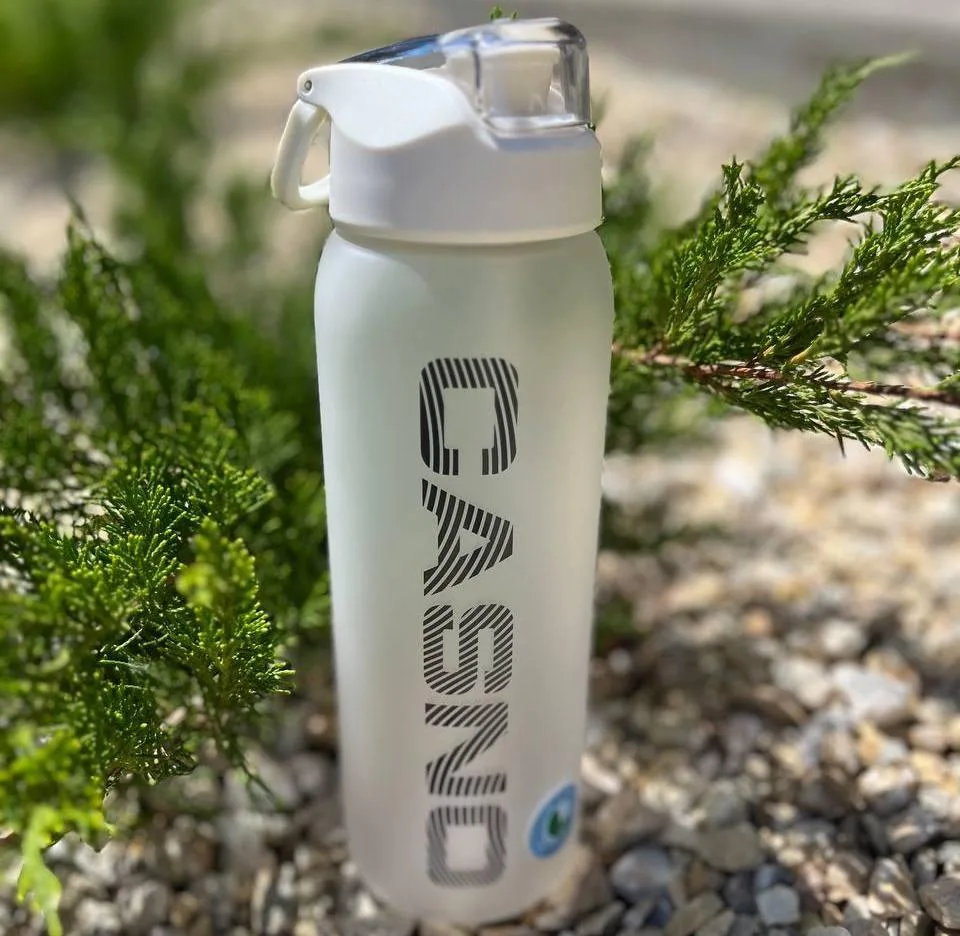 Пляшка для води Casno пластикова 800 мл біла