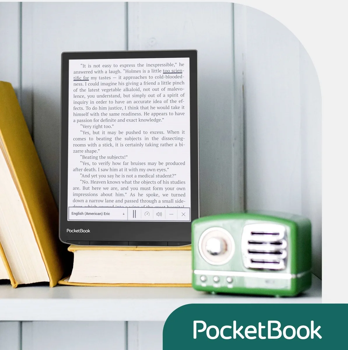 Електронна книга PocketBook E Ink Carta 7.8 дюймів Сріблястий Stardust