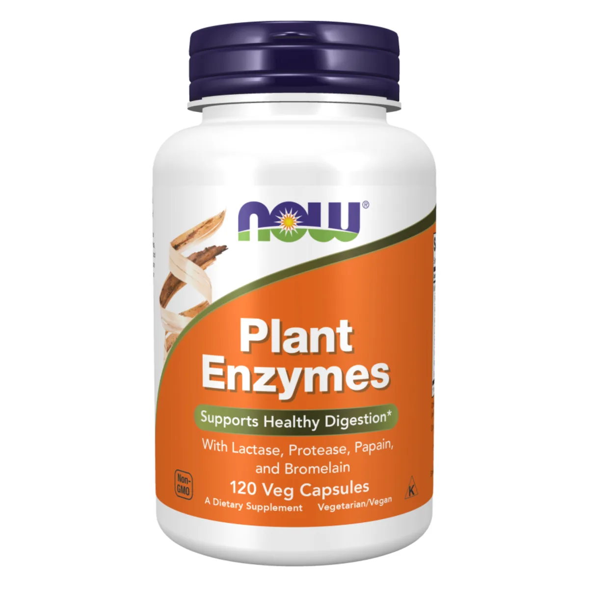 Now Foods Рослинні ферменти 120 капсул для покращення травлення