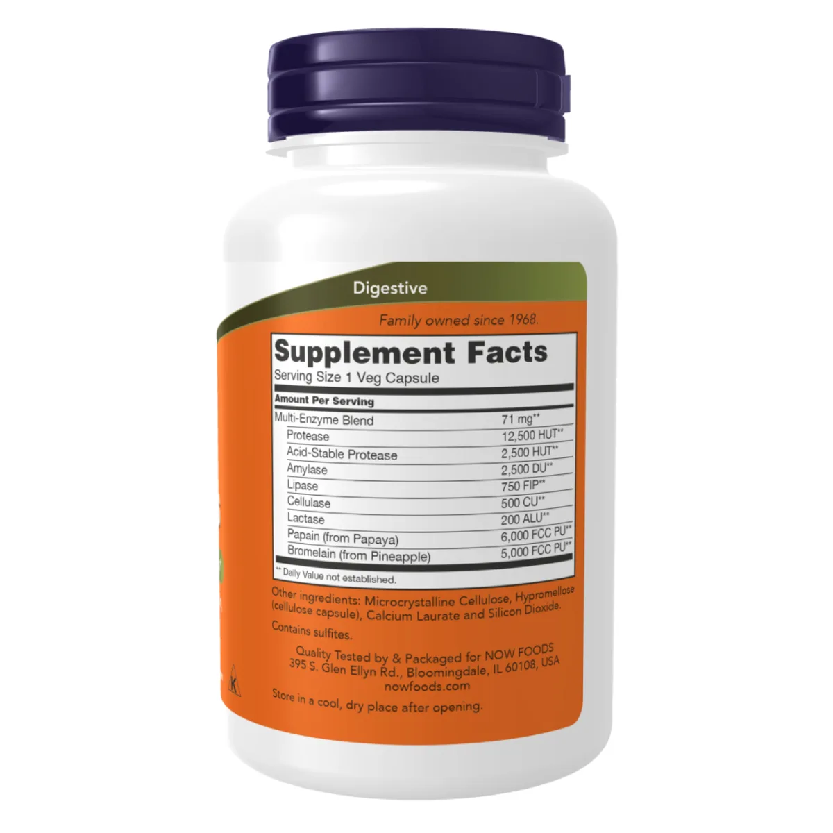 Now Foods Рослинні ферменти 120 капсул для покращення травлення